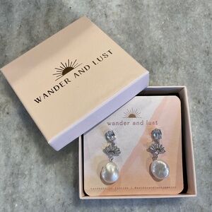 Wander and Lust Belle Freshwater Pearl Earrings